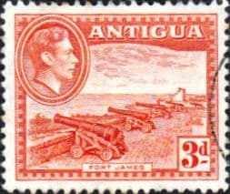 Antigua 1938 King George VI SG 103 Fine Used
