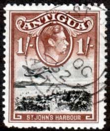 Antigua 1938 King George VI SG 105 Fine Used
