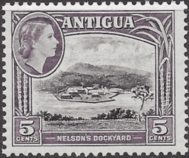 Antigua 1953 Nelsons Dockyard SG 123 Fine Mint