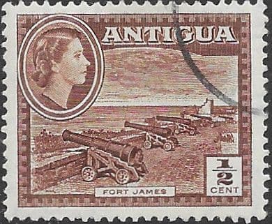 Antigua 1953 SG 120a Port James Fine Used