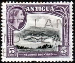 Antigua 1953 SG 125 Nelsons Dockyard Fine Used