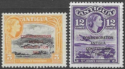Antigua 1960 New Constitution Set Fine Mint