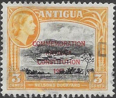 Antigua 1960 New Constitution SG 138 Fine Used