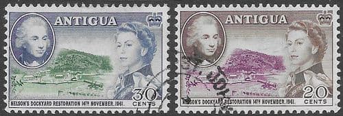 Antigua 1961 Restoration of Nelsons Dockyard Set Fine Used