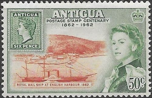 Antigua 1962 Stamp Centenary SG 145 Fine Mint