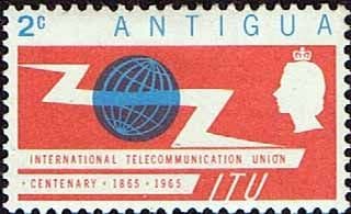Antigua 1965 International Telecommunication Union SG 166 Fine Mint