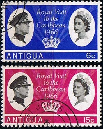 Antigua 1966 Caribbean Royal Visit Set Fine Used