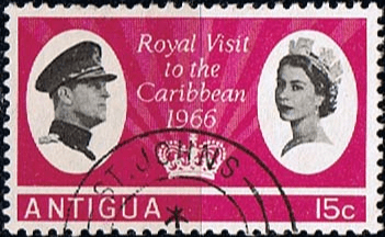 Antigua 1966 Caribbean Royal Visit SG 175 Fine Used