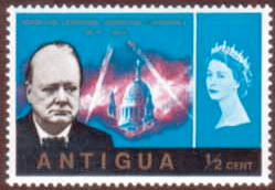 Antigua 1966 Churchill SG 170 Fine Mint
