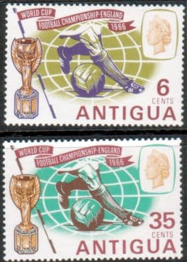 Antigua 1966 Football World Cup Set Fine Mint