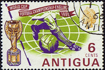 Antigua 1966 Football World Cup SG 176 Fine Used