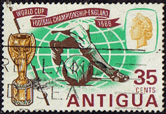Antigua 1966 Football World Cup SG 177 Fine Used