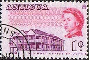 Antigua 1966 SG 181 Old Post Office Fine Used