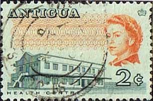 Antigua 1966 SG 182 Health Centre Fine Used