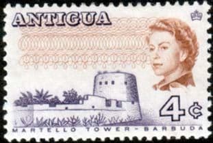 Antigua 1966 SG 184ab Martello Tower Fine Mint