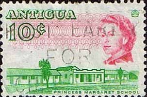 Antigua 1966 SG 187 Princess Margaret School Fine Used