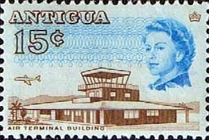 Antigua 1966 SG 188 Air Terminal Building Fine Mint