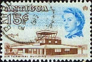 Antigua 1966 SG 188 Air Terminal Building Fine Used