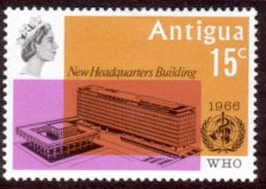 Antigua 1966 World Health Organisation SG 179 Fine Mint