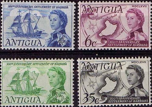 Antigua 1967 Barbuda Settlement Set Fine Mint