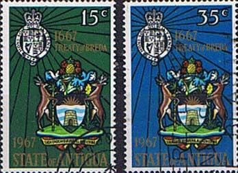 Antigua 1967 Treaty of Breda Set Fine Used
