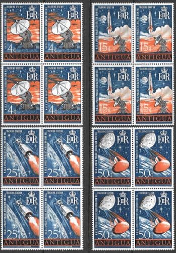 Antigua 1968 Apollo Project Block of 4 Set Fine Mint
