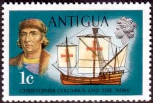 Antigua 1970 Ships and Captains SG 270 Columbus and Nina Fine Mint