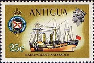 Antigua 1970 Ships and Captains SG 279 Solent I Paddle Steamer Fine Mint