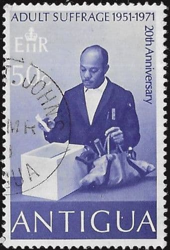 Antigua 1971 Adult Suffrage SG 299 Fine Used