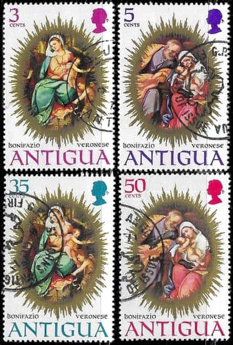 Antigua 1971 Christmas Set Fine Used