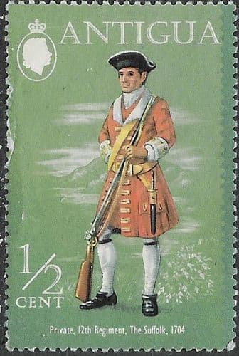 Antigua 1971 Military Uniforms SG 303 Fine Used