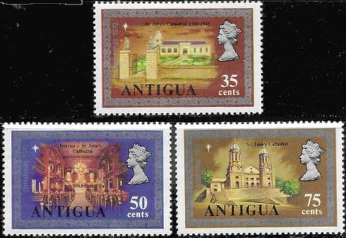 Antigua 1972 Christmas Set Fine Mint