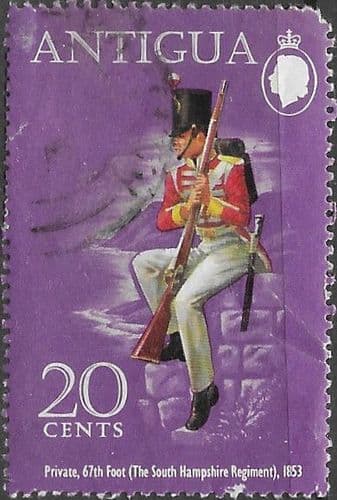 Antigua 1972 Military Uniforms SG 315 Fine Used