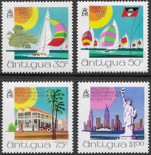 Antigua 1972 Sailing Week Set Fine Mint