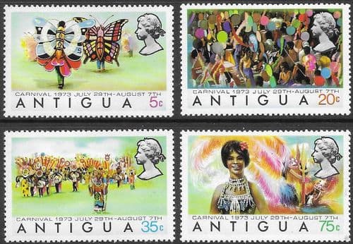 Antigua 1973 Carnival Set Fine Mint