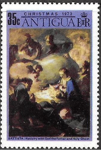 Antigua 1973 Christmas SG 367 Fine Mint