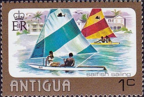 Antigua 1976 Water Sports SG 504 Fine Mint