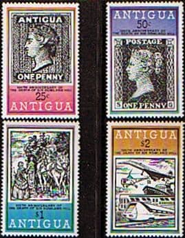 Antigua 1979 Rowland Hill Set Fine Mint