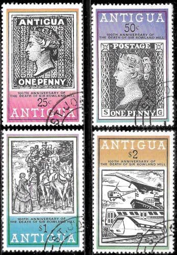 Antigua 1979 Rowland Hill Set Fine Used