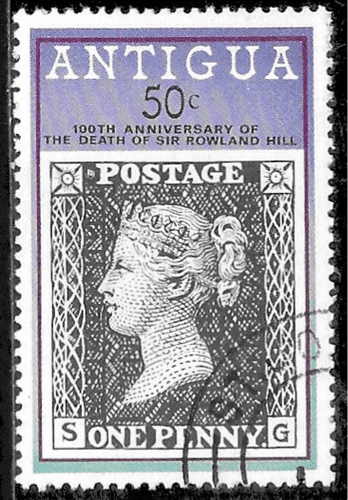 Antigua 1979 Rowland Hill SG Fine Used
