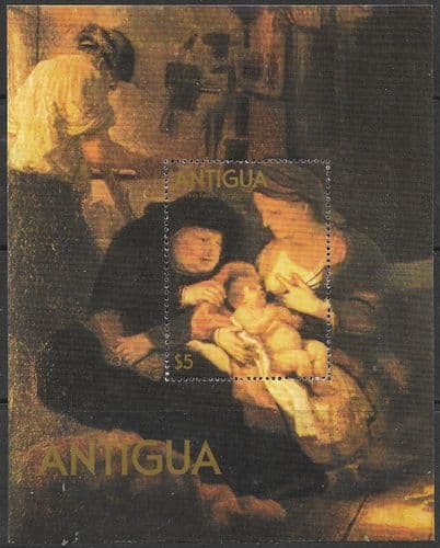 Antigua 1980 Famous Works of Art SG SM 657 Fine Mint