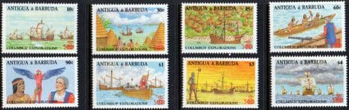 Antigua 1988 Discovery of America by Columbus Set Fine Mint