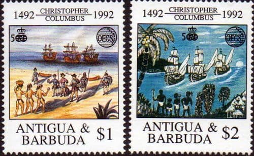Antigua 1992 Discovery of America by Columbus Set Fine Mint