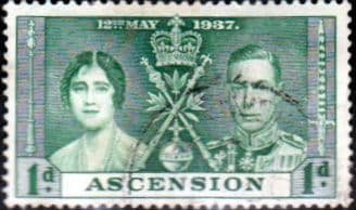 Ascension 1937 George VI Coronation SG 35 Fine Used