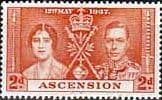 Ascension 1937 George VI Coronation SG 36 Fine Mint