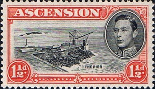 Ascension 1938 George VI SG 40 Fine Mint