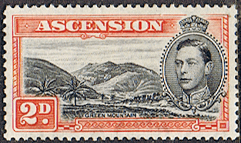 Ascension 1938 George VI SG 41a Fine Mint