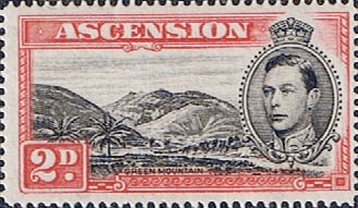 Ascension 1938 George VI SG 41c Fine Mint