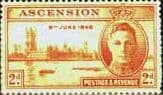 Ascension 1946 King George VI Victory SG 48 Fine Mint
