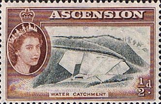 Ascension 1956 Queen Elizabeth II Water Catchment SG 57 Fine Mint